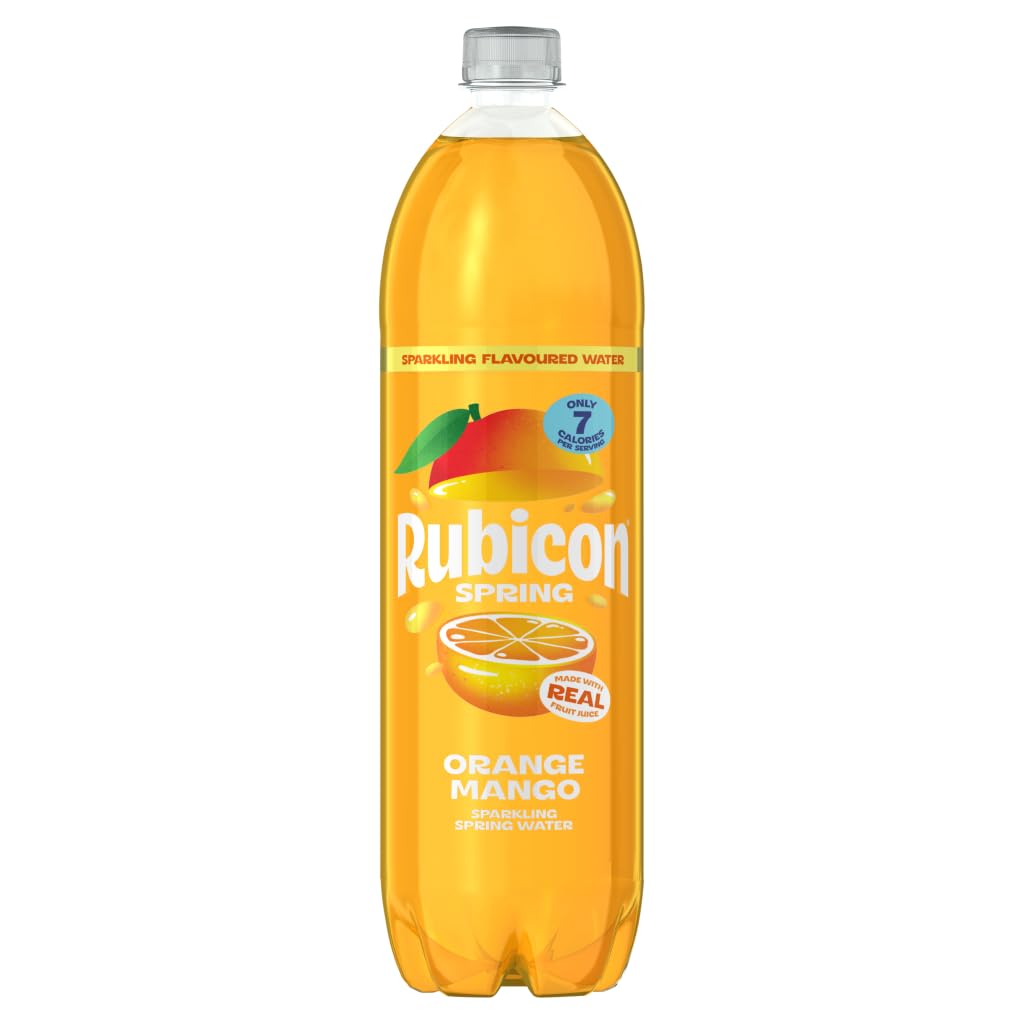 Rubicon Spring Black Cherry Raspberry Flavoured Water, 12 Pack, 330ml Cans