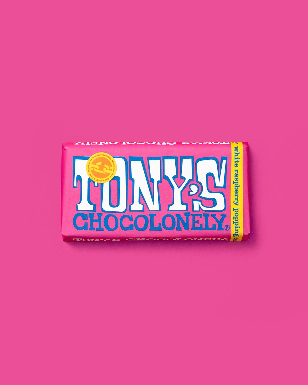 Tony's Chocolonely Milk Chocolate Bar - 180g Belgian Fairtrade Chocolate, Gift, 32% Cocoa, Vegetarian