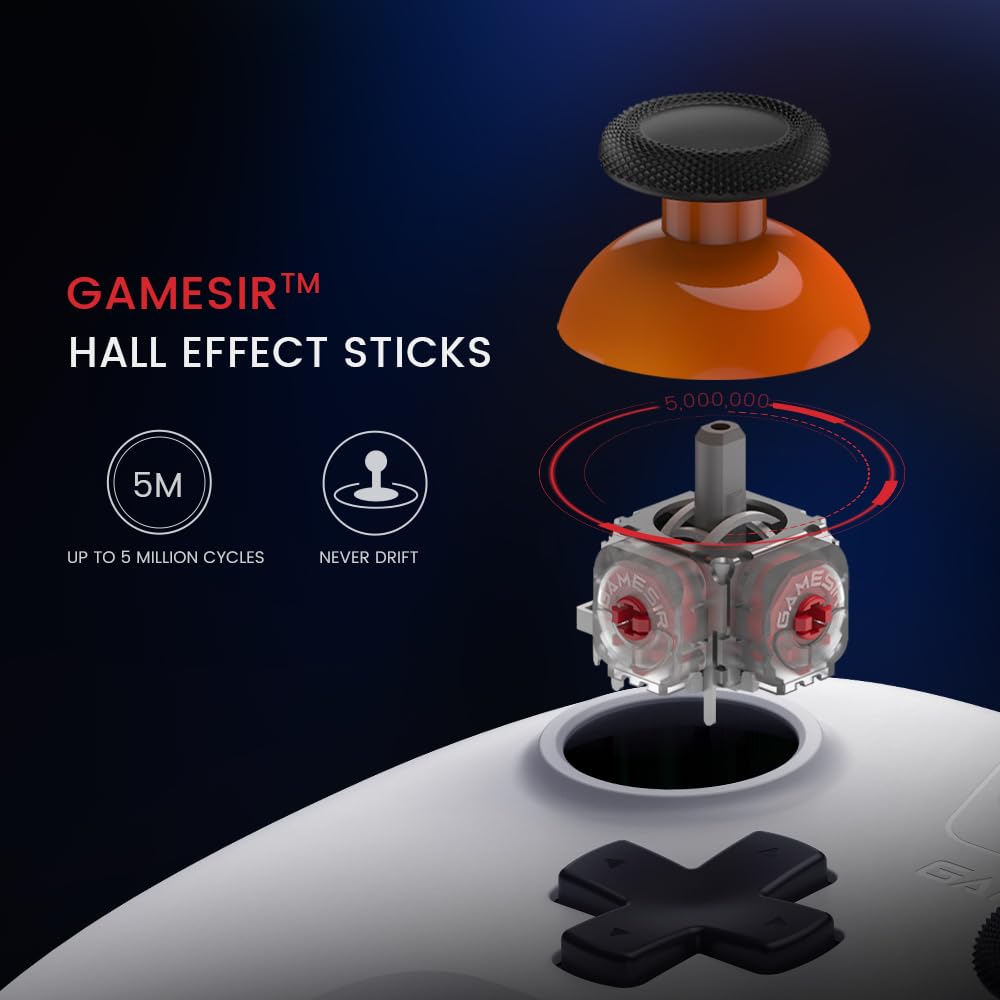 GameSir Nova Lite Wireless Controller for PC, Hall Effect Sticks & Trigger