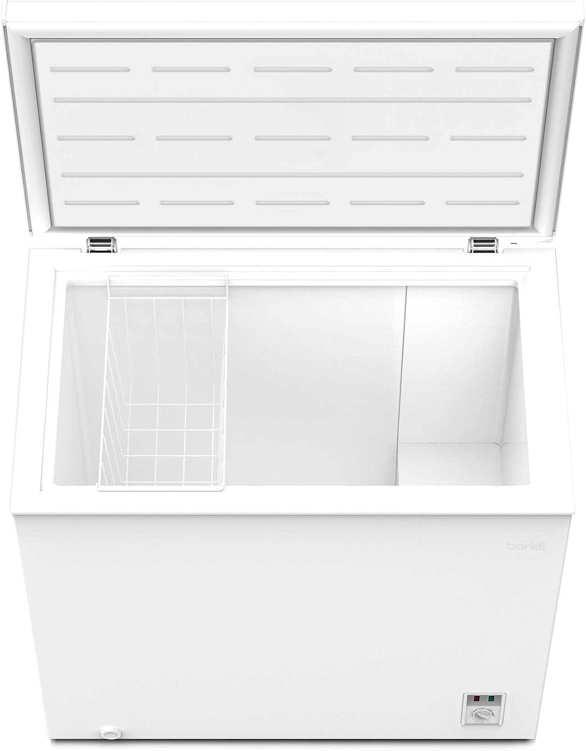 Baridi 299L Freestanding Chest Freezer with Adjustable Thermostat, Black - DH261