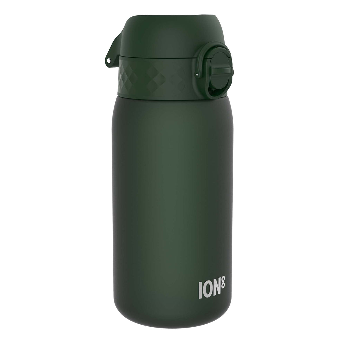 ION8 Kids Water Bottle, 350 ml/12 oz, Leak Proof, Easy to Open, Secure Lock, Dishwasher Safe, Carry Handle, Hygienic Flip Cover, Easy Clean, Odour Free, Rose Pink