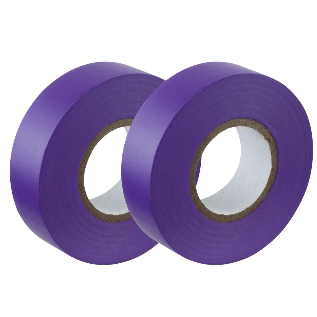 Gocableties Grey Electrical Tape, 19mm x 20m, Strong Self-Adhesive PVC Insulation Tape for Insulating, Repairing and Protecting Electrical Wires, 2 Rolls