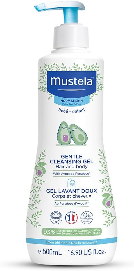 Mustela Gentle Cleansing Gel, 500 ml (Pack of 1)