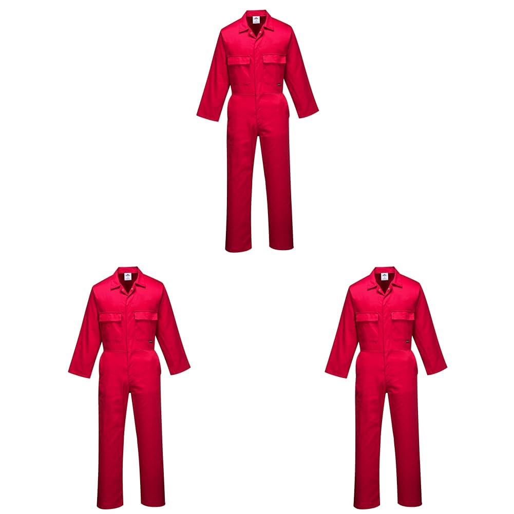 Portwest Euro Work Men's Polycotton Men's Polycotton Coverall