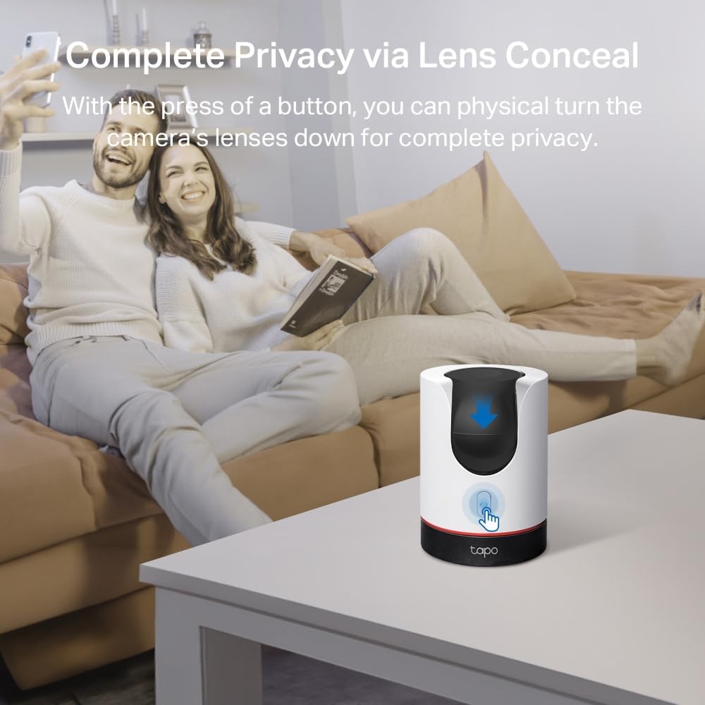 Tapo C210 2K 3MP Pan/Tilt Indoor Security Camera Pet Camera House Security