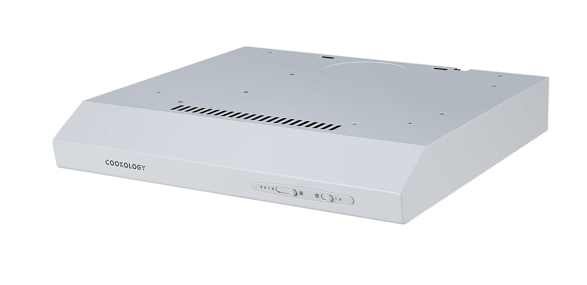 Cookology 50cm Wall Visor Cooker Hood + Ducting Kit - Stainless Steel