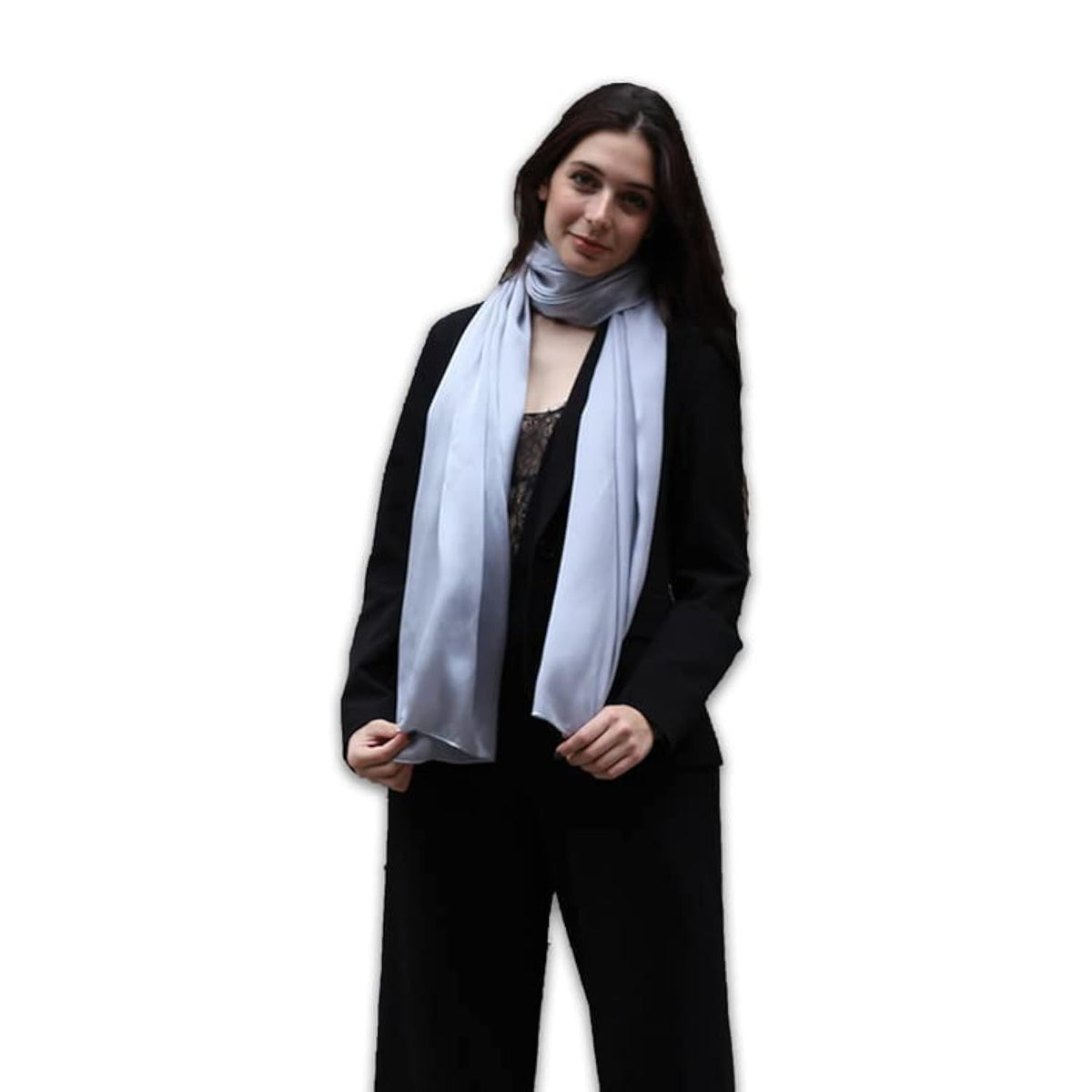 Trillion London® Silk Shawl Birthday Gifts for Women - Designer Silk Scarf