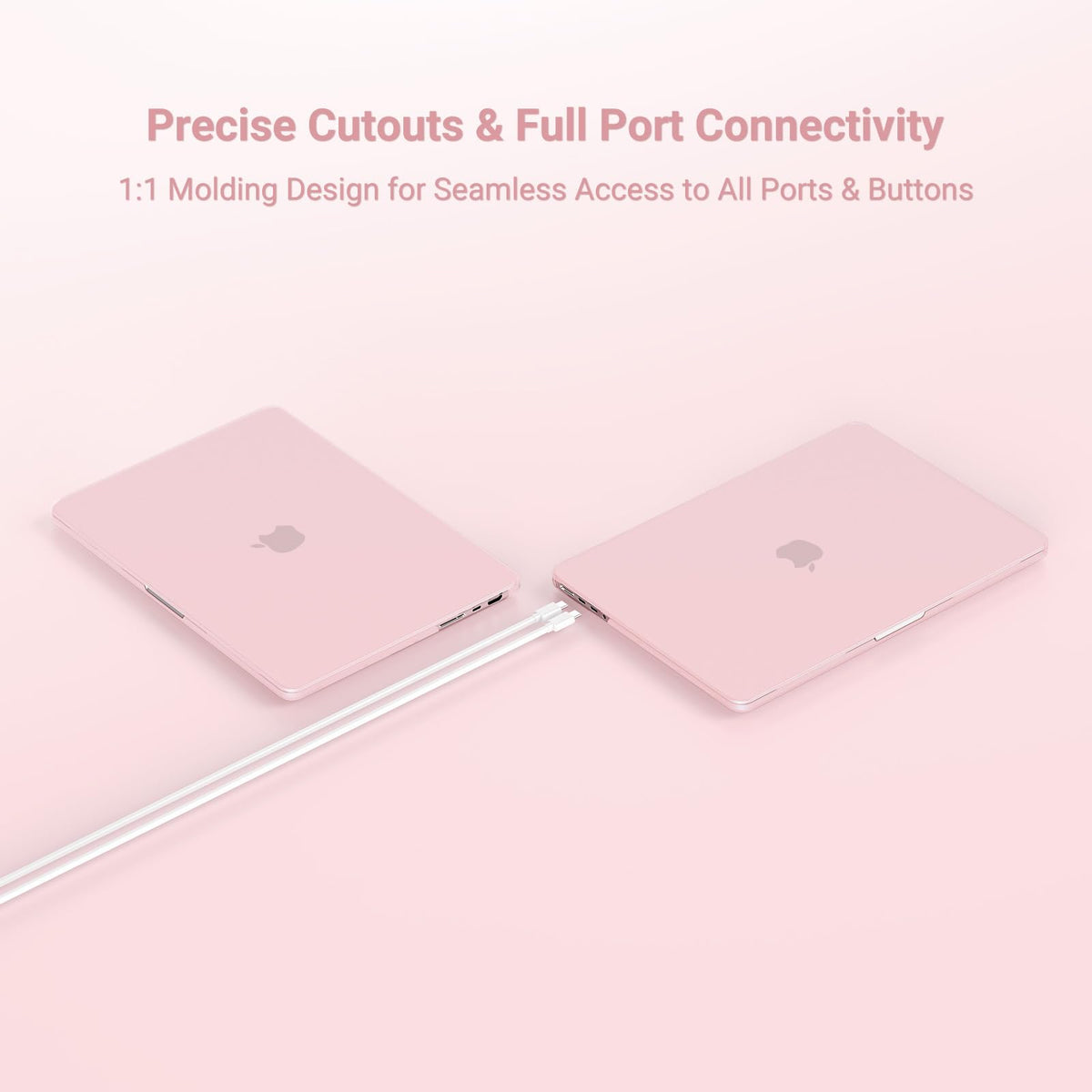 MOSISO Compatible with MacBook Air 13 inch Case M5-M2, Crystal Clear
