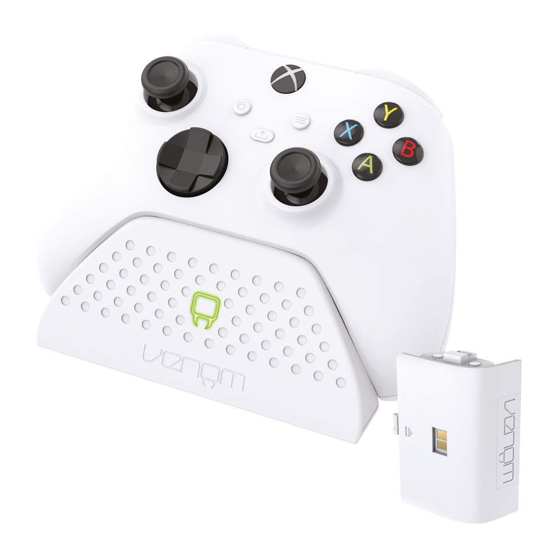 Venom Replacement Battery Packs for Xbox Charging Dock - White (Xbox Series X & S/Xbox One)