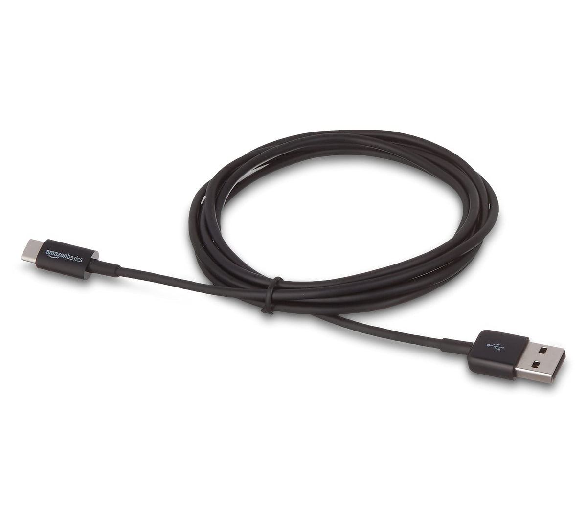 Amazon Basics USB-A to USB-C Fast Charger Cable, USB 2.0, 480Mbps Speed, USB-IF Certified, for Apple iPhone 16/15, iPad, Samsung Galaxy, Tablets, Laptops, 0.9 m, Black