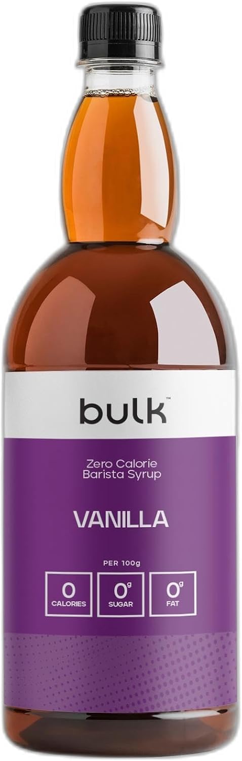 Bulk Zero Calorie Barista Syrup, Vanilla, Coffee, 1 Litre