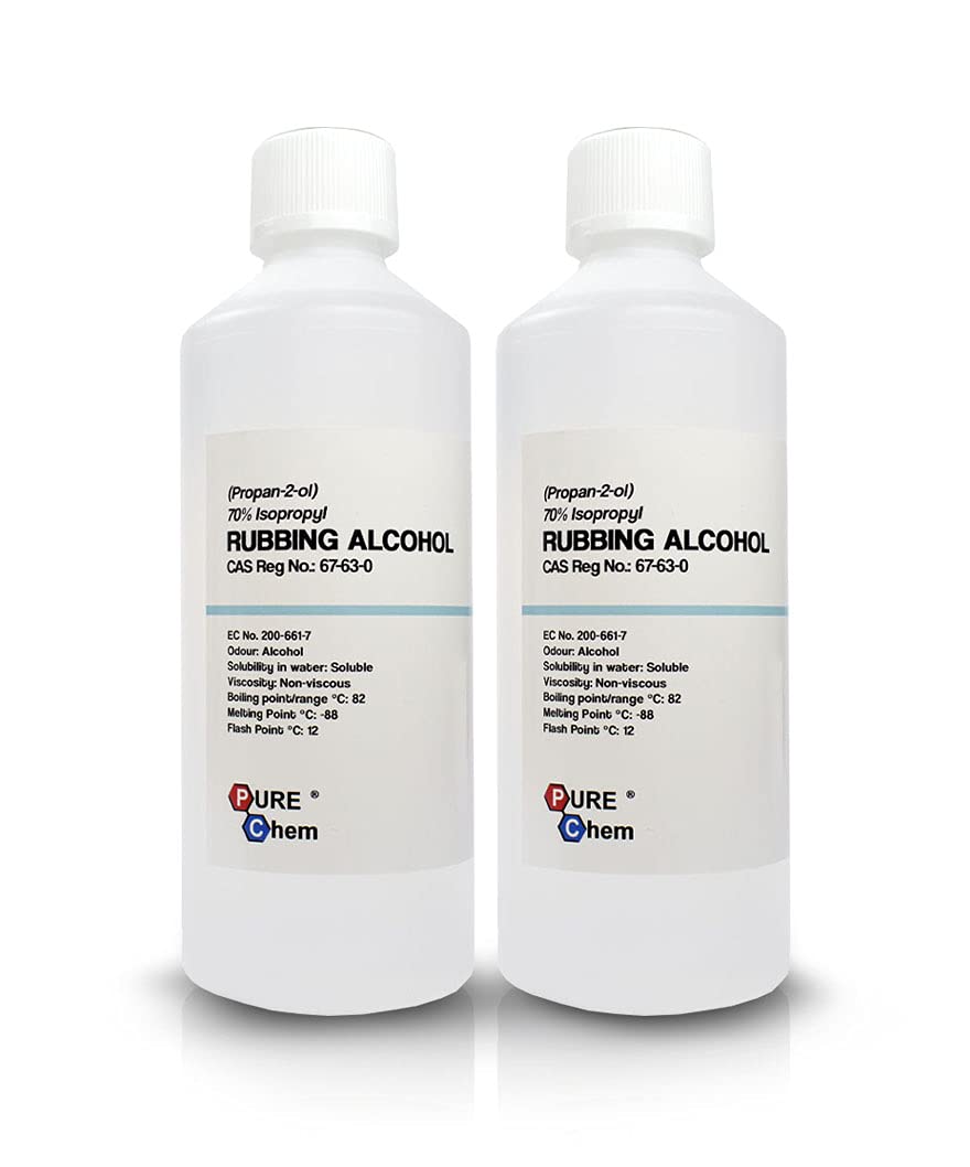 Isopropyl Alcohol, 70% Rubbing Alcohol 2x1L