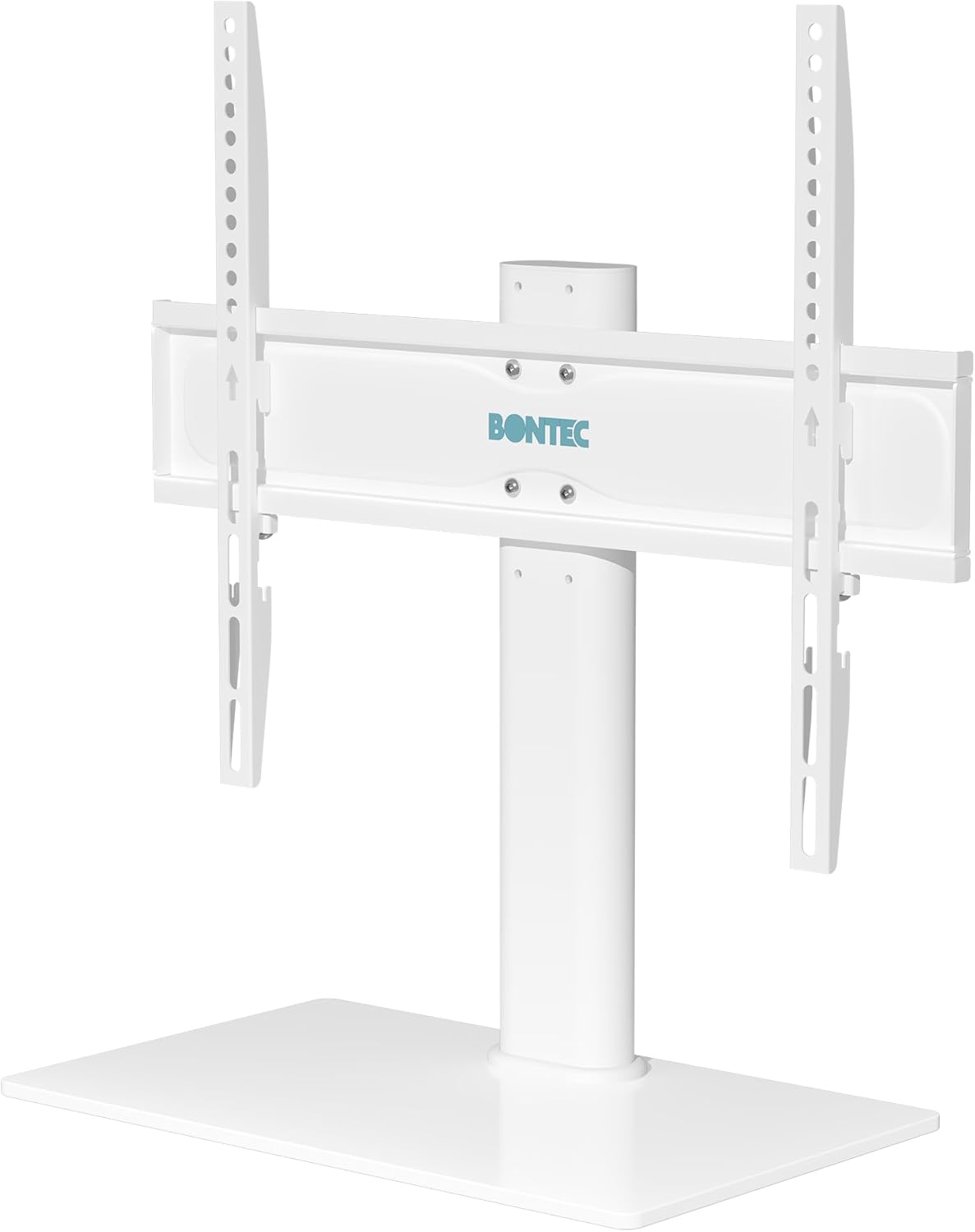 BONTEC Universal TV Stand for 24-60 Inch TVs, Height Adjustable, 45 kg