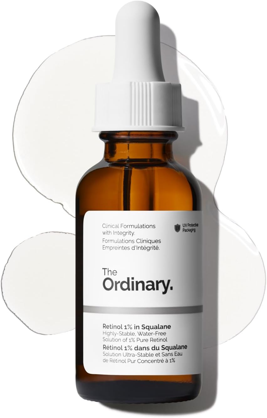 The Ordinary Retinol 1% in Squalane, High-Strength Retinol Serum for Anti-Aging and Skin Smoothing, 30ml