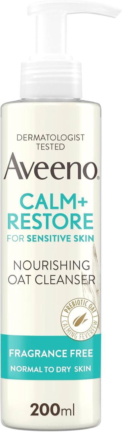AVEENO Face CALM+RESTORE Nourishing Oat Cleanser (1x 200ml)