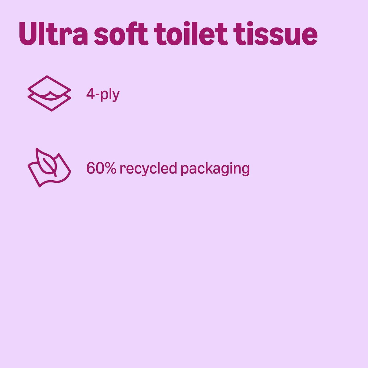 by Amazon Ultra Soft Toilet Tissue, 4-ply, 12 Rolls (1 Pack of 12), 160 Sheets per Roll