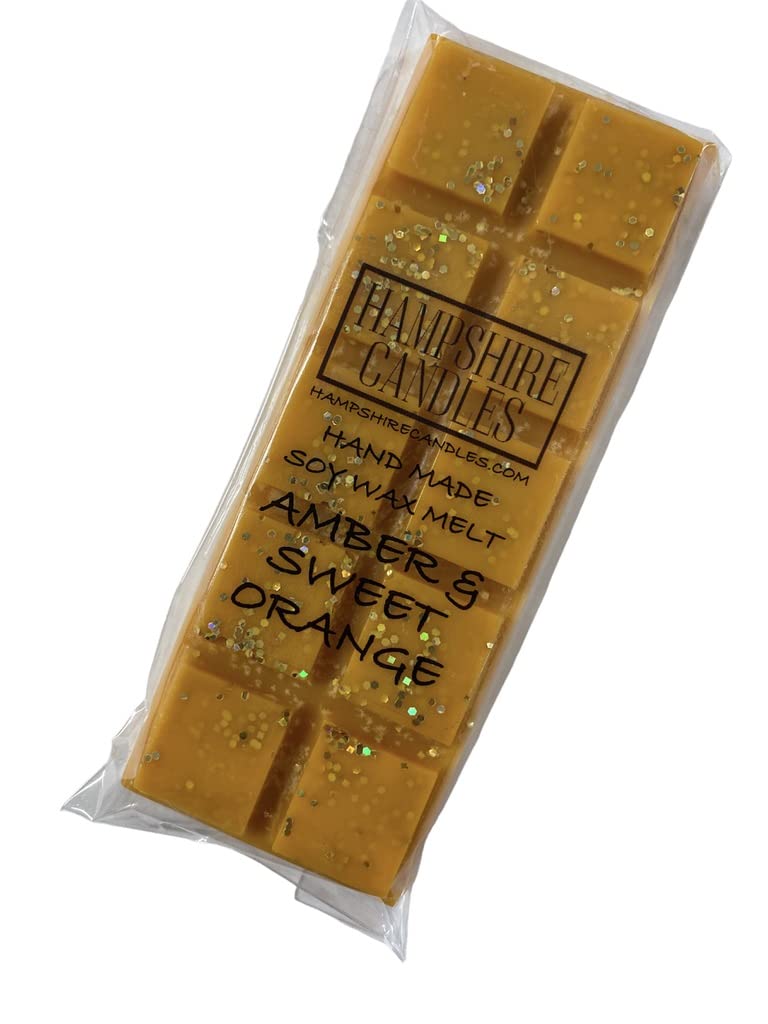 White Patchouli Wax Melts | Highly Scented | Eco Soy Wax, Vegan and Cruelty Free | Handmade Snap Bar