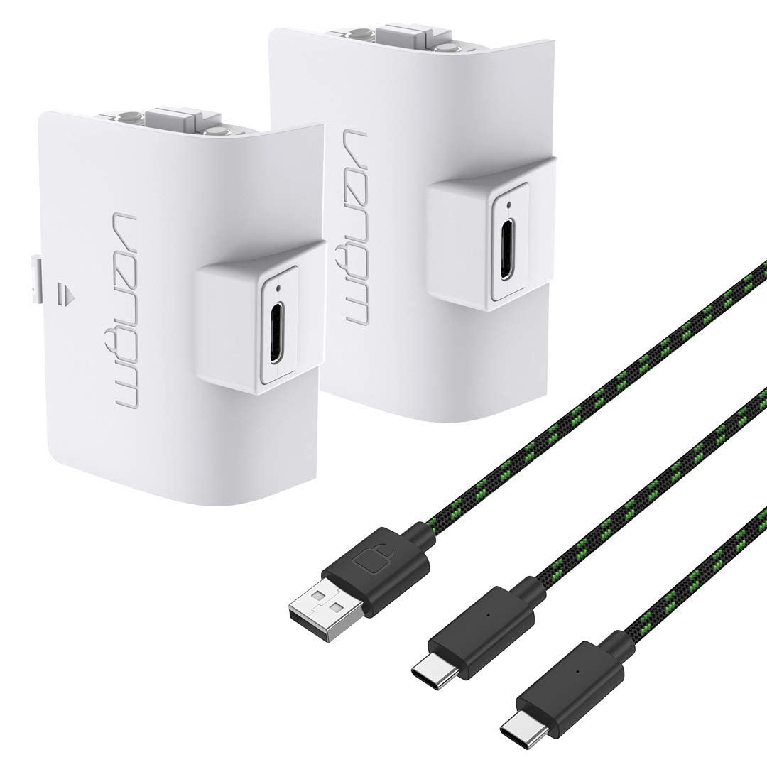Venom Rechargeable Battery Twin Pack - White (Xbox Series X & S/Xbox One)