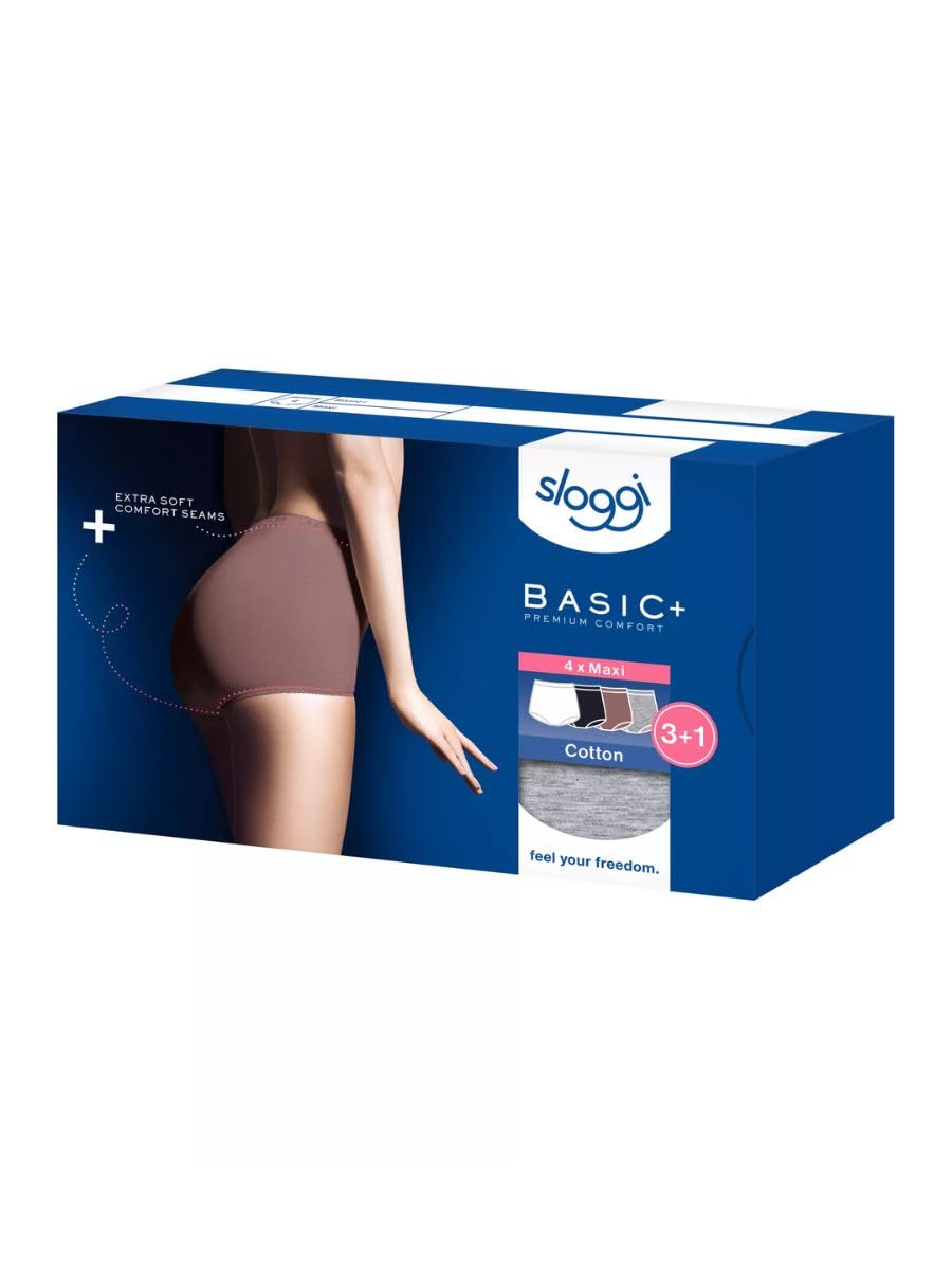 Sloggi Women's Basic+ Maxi 4p Briefs (pack of 4)