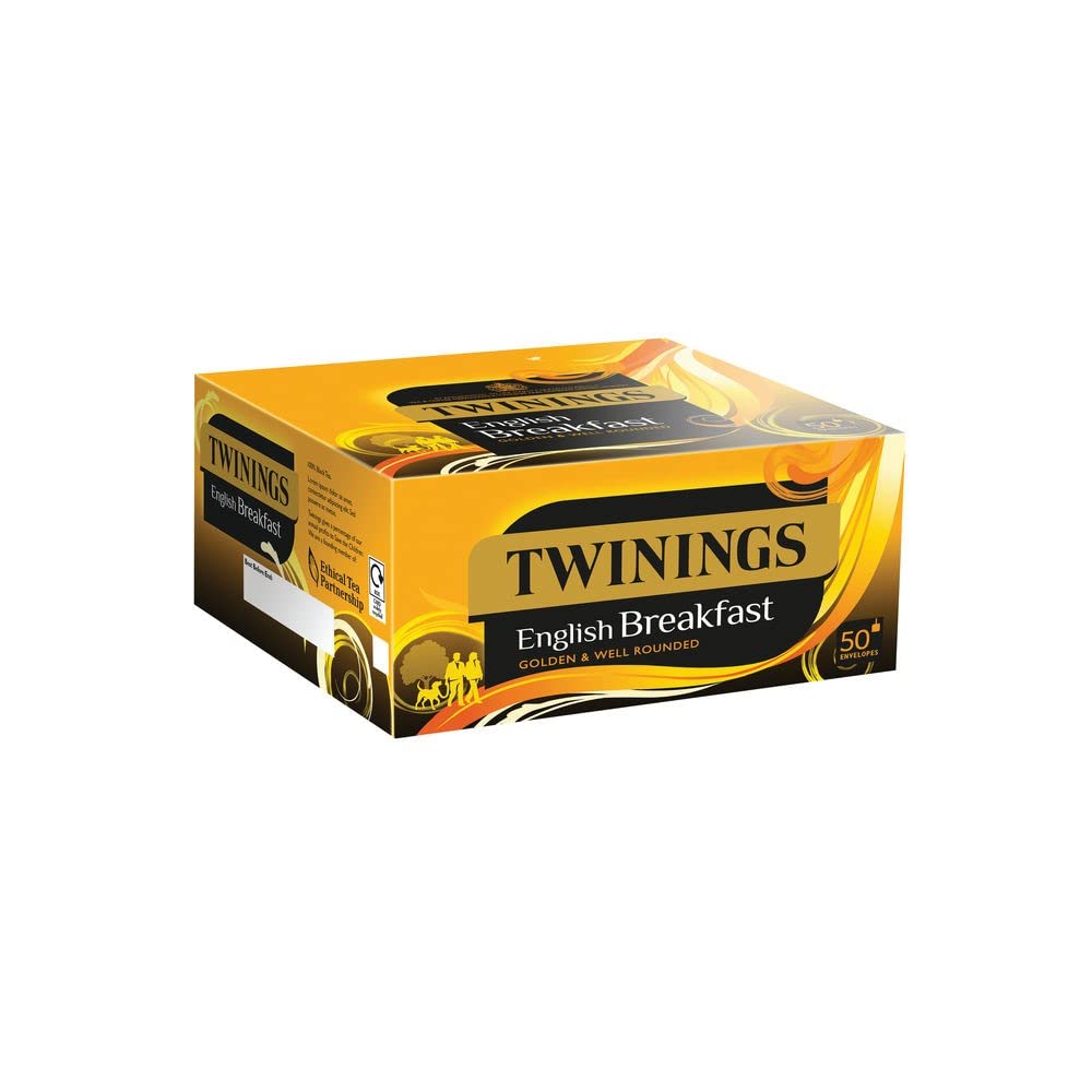 Twinings English Breakfast Tea, 4 x 80 Biodegradable Plant-Based Tea Bags