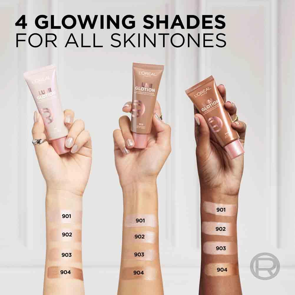 L'Oréal Paris Glow Enhancer Paradise Lumi Glotion, 903 Medium Glow 40ml