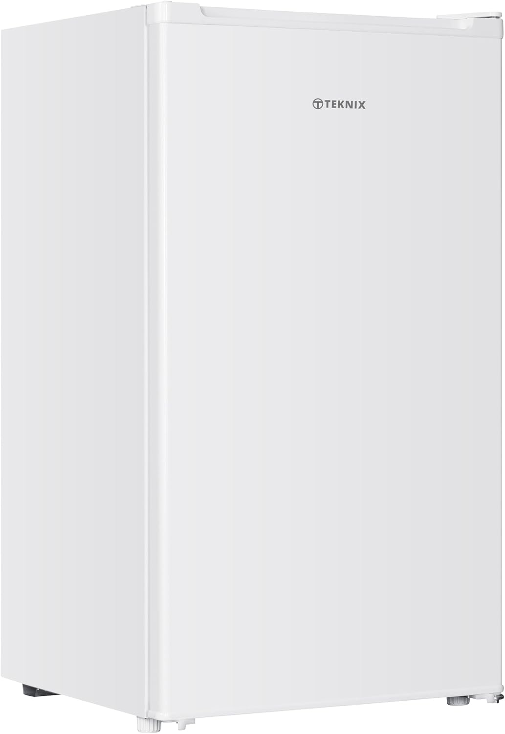 Teknix UC48F2W Freestanding Undercounter Freezer - 48cm Width / 60 Litre Capacity - Suitable for Outbuildings - 3 Large Compartments - 4 Star Freezer Rating - White