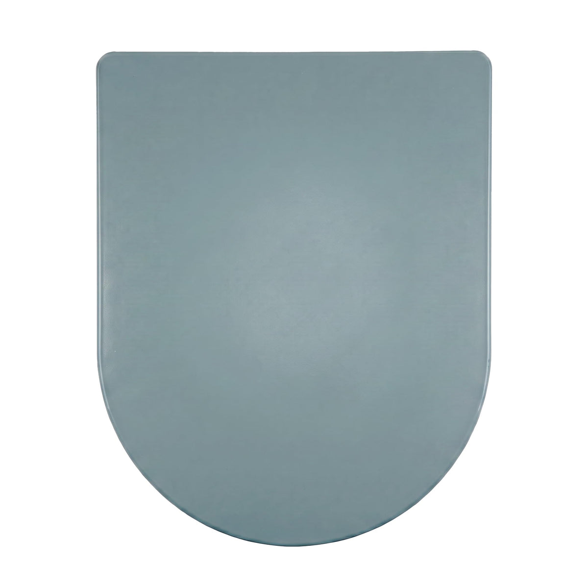 AQUALONA® Premium Thermoplastic Toilet Seat Soft Close Hardwearing Seat with Two Button Hinge Release D Shaped Easy to Clean Simple Installation Top and Bottom Fittings (White - D Shape)