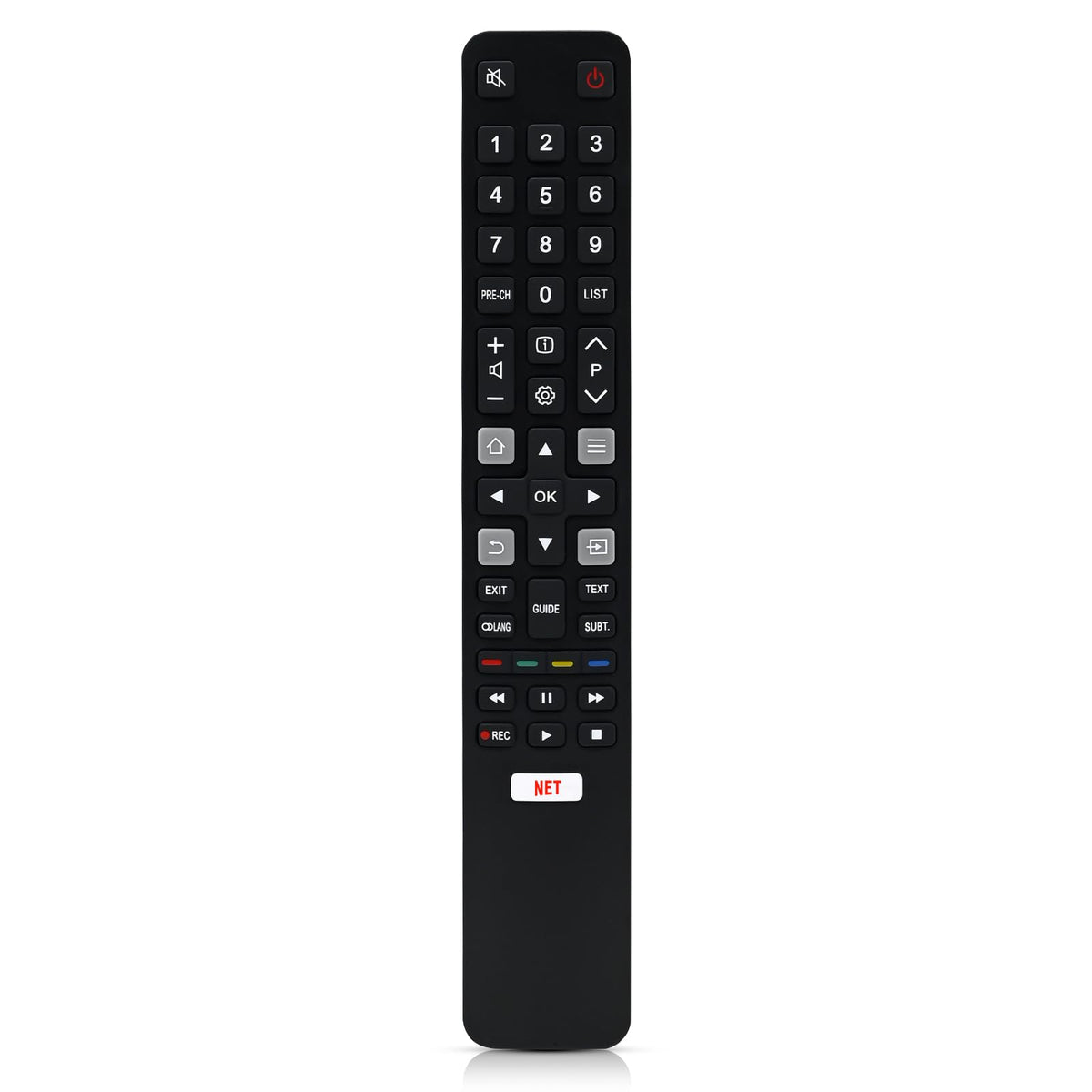 Hisense TV Remote Control, Universal Remote Control Replacement for Hisense VIDAA 4K UHD Smart TV with 12 Shortcut Buttons, No Setup Required