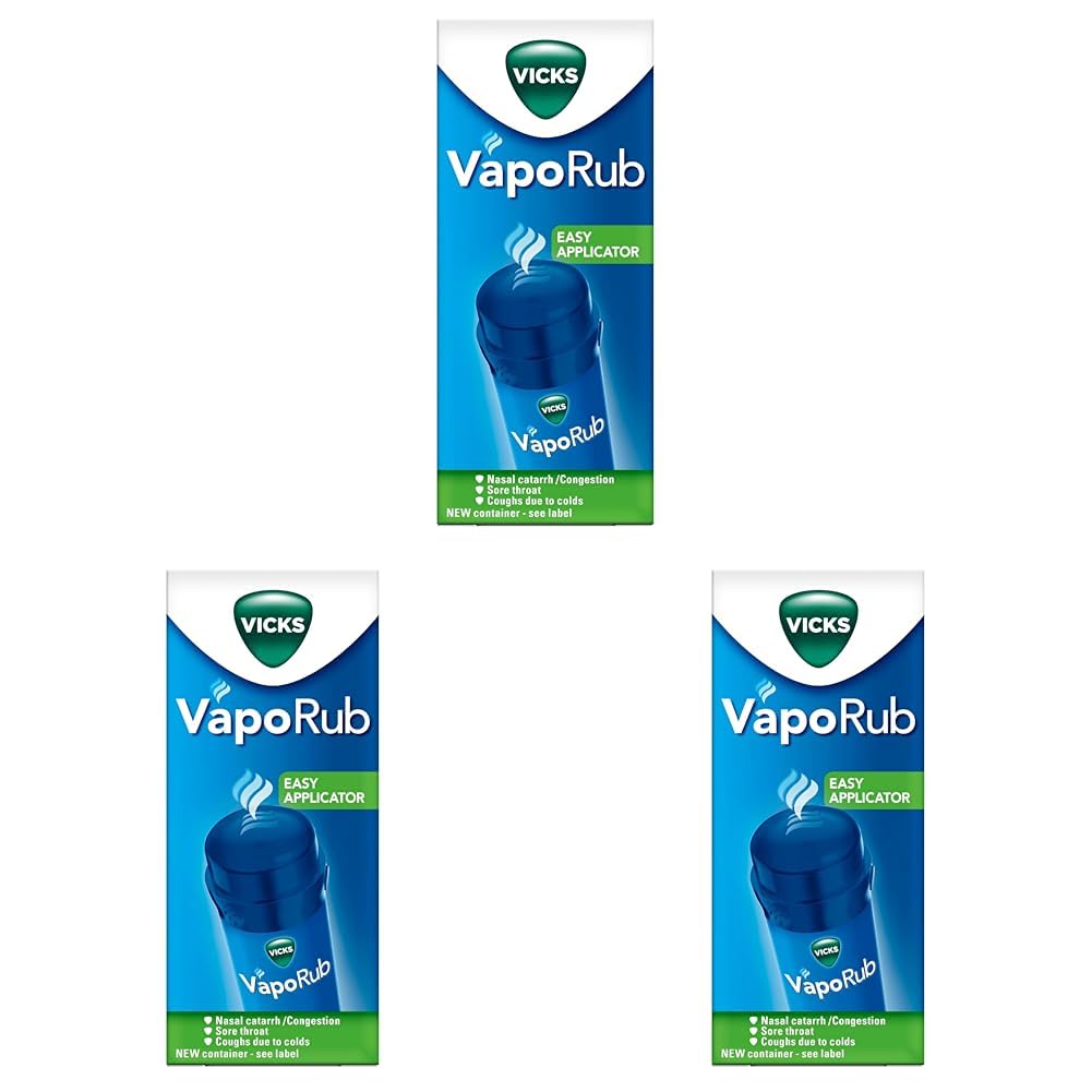 Vicks VapoRub's with Easy Application, Twist and Apply On Chest for 4 Cold Symptom Relief