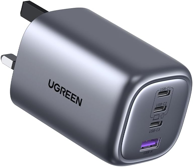 UGREEN USB C Plug 100W Fast Charger GaN 4-Port Laptop Charger