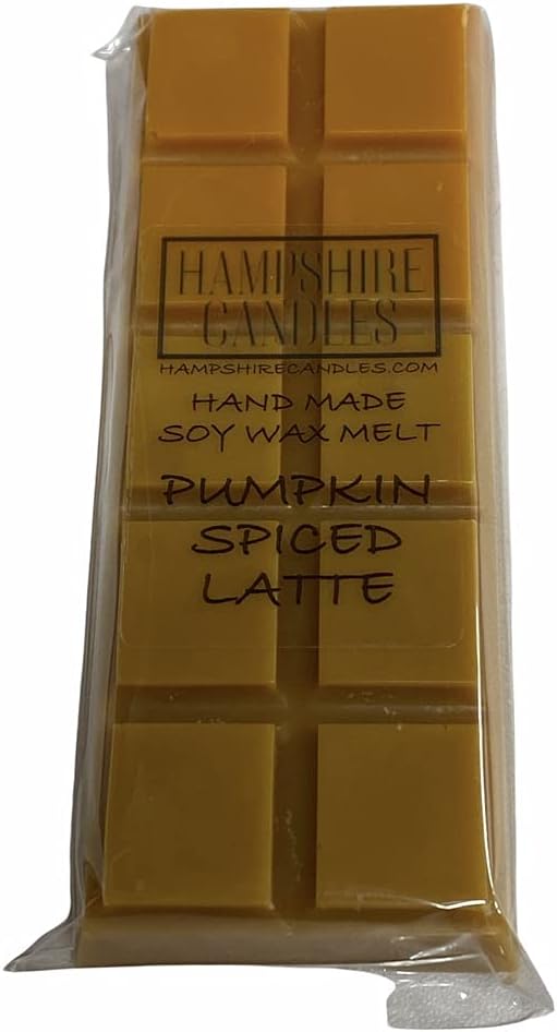 Pumpkin Spiced Latte Wax Melts | Strong Scented | Soy Wax | Handmade Snap Bar (1 Bar)