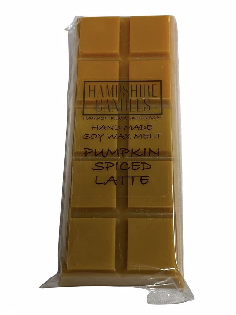Pumpkin Spiced Latte Wax Melts | Strong Scented | Soy Wax | Handmade Snap Bar (1 Bar)