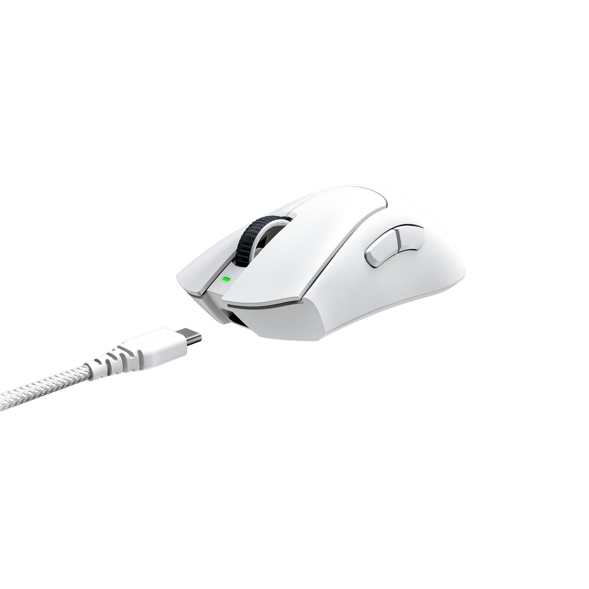 Razer DeathAdder Essential (2021) - Wired Gaming Mouse (Optical Sensor, 6400 DPI, 5 Programmable Buttons, Ergonomic Form Factor) White