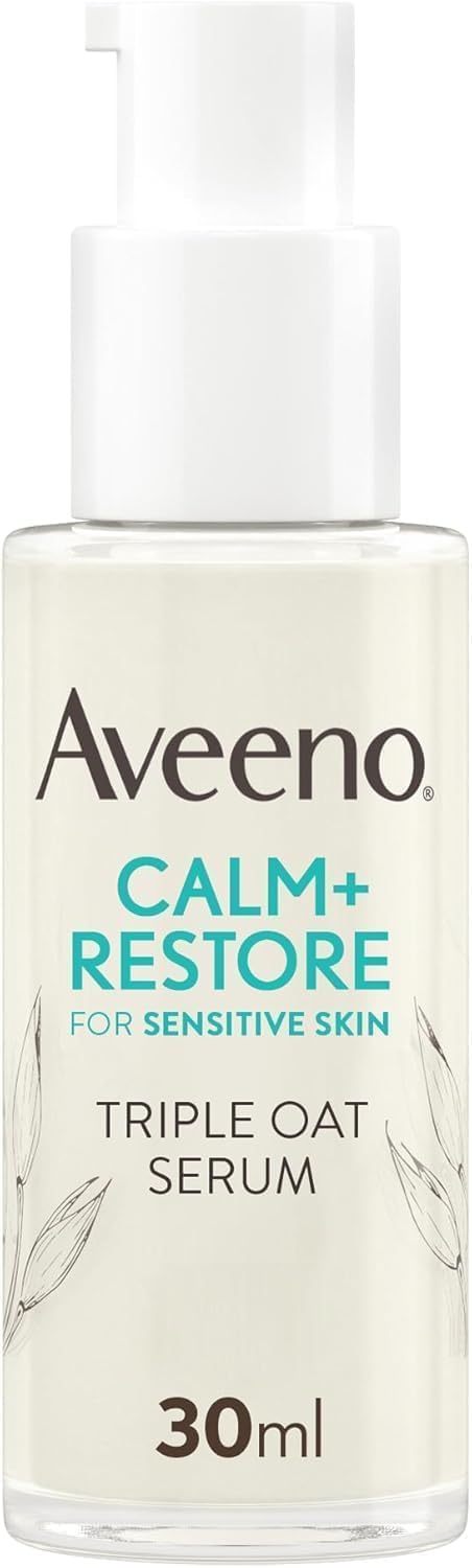 AVEENO Face CALM+RESTORE Triple Oat Serum for Sensitive Skin (1 x 30ml)