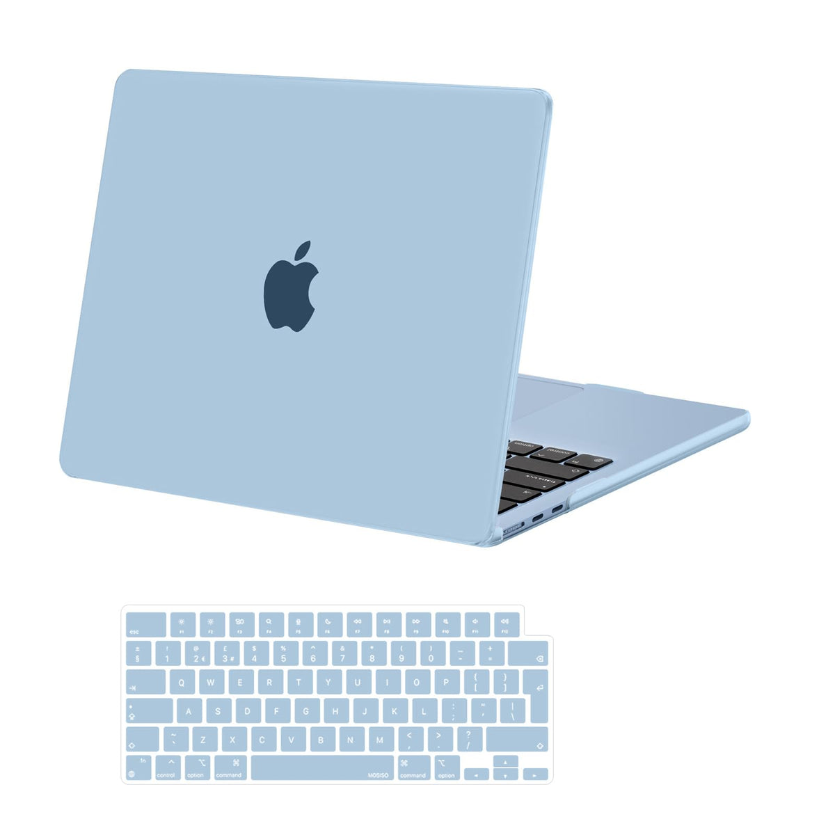 MOSISO Compatible with MacBook Air 13 inch Case M5-M2, Crystal Clear