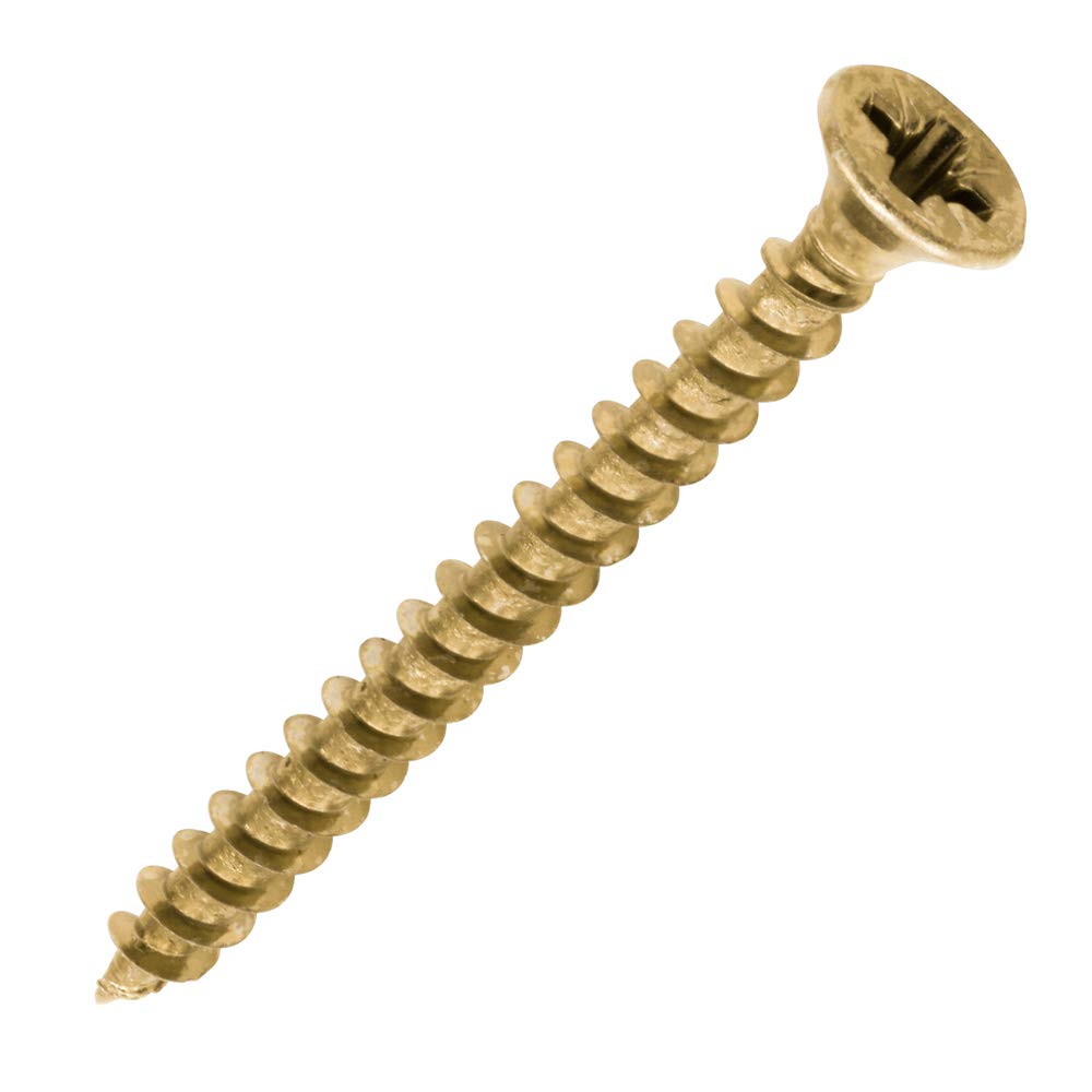 TIMCO Solo Chipboard & Woodscrews - Gold - 6.0 x 90mm - 60090SOLOC