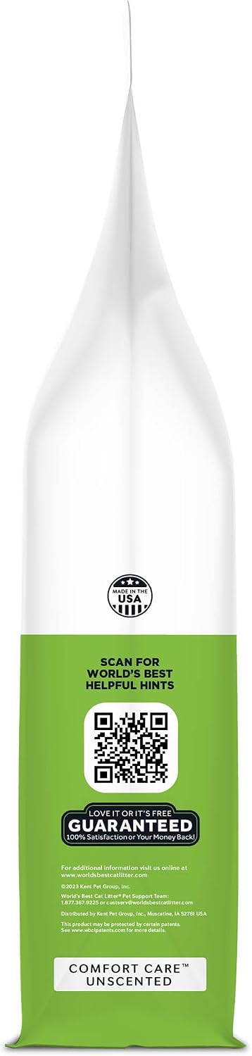 WORLD'S BEST CAT LITTER Comfort Care Unscented, 28-Pounds
