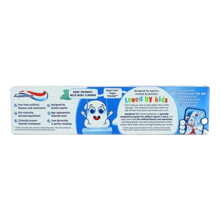 Aquafresh Paw Patrol Milk Teeth Baby Toothpaste, 0-2 Years, 50 ml