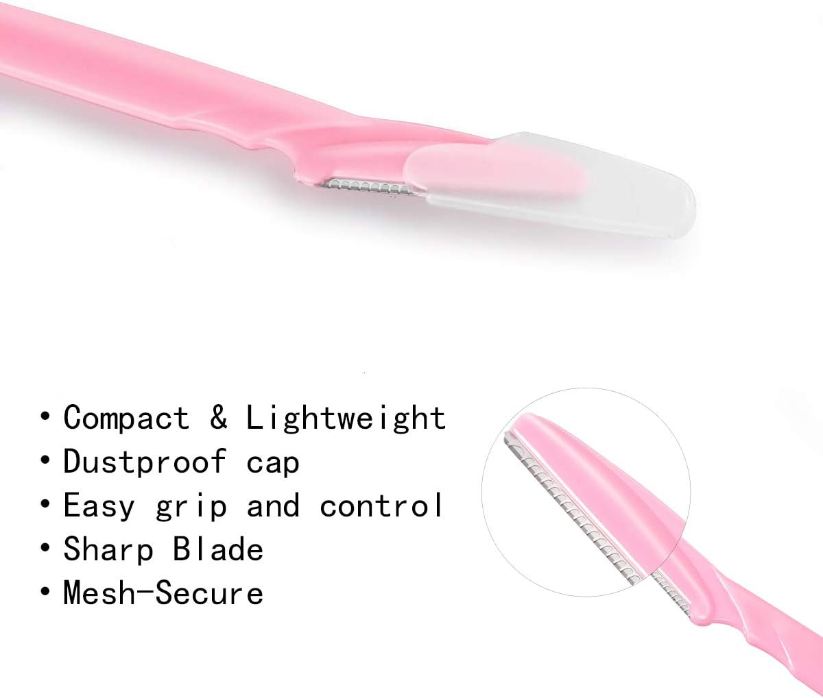 30 Pcs Eyebrow Razors Facial Hair Remover Shaver Trimmer Shaper, Exfoliating Dermaplaning Tool for Women and Men