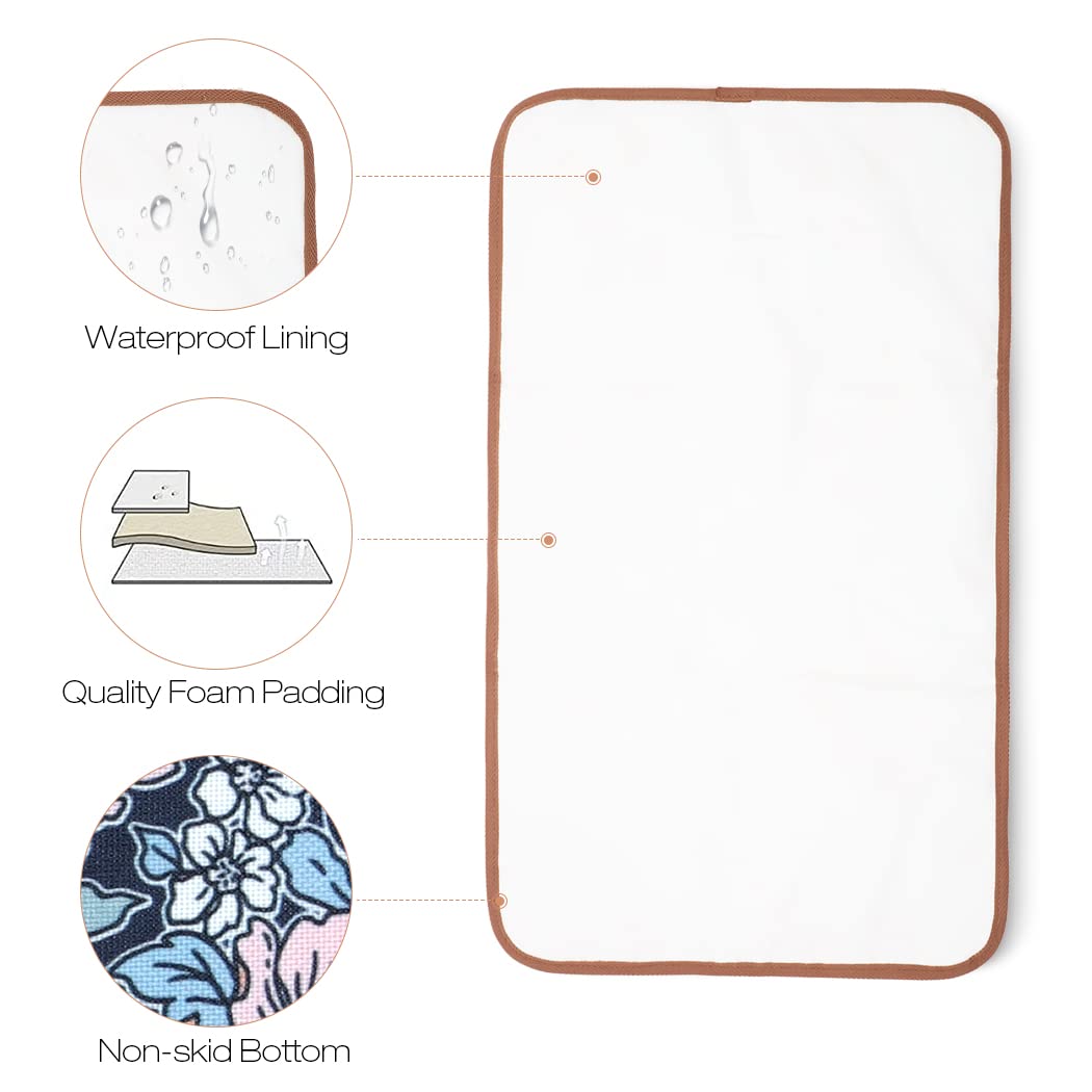 Lekebaby Foldable Travel Changing Mat Portable Baby Change Mat, Grey