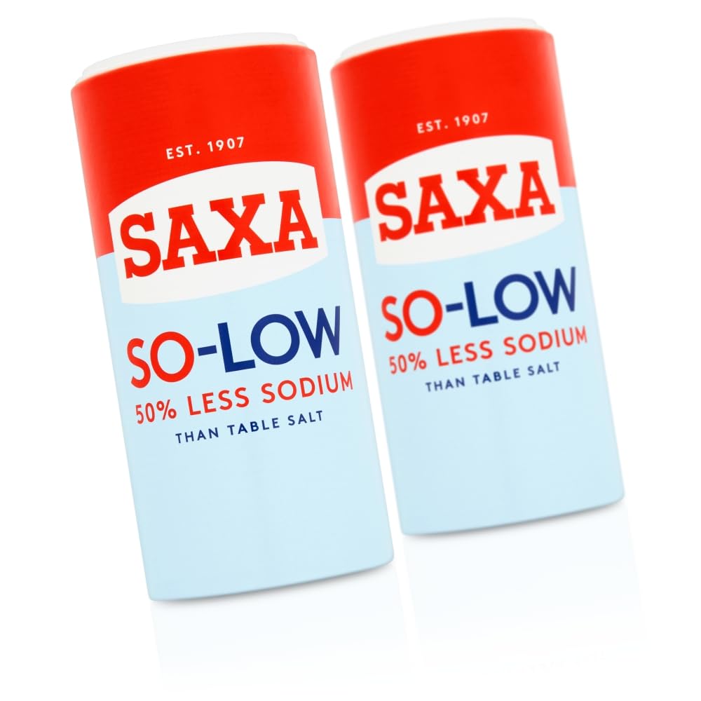 Saxa Fine Table Salt for Table & Cooking, 750 g Drum (1-Pack)