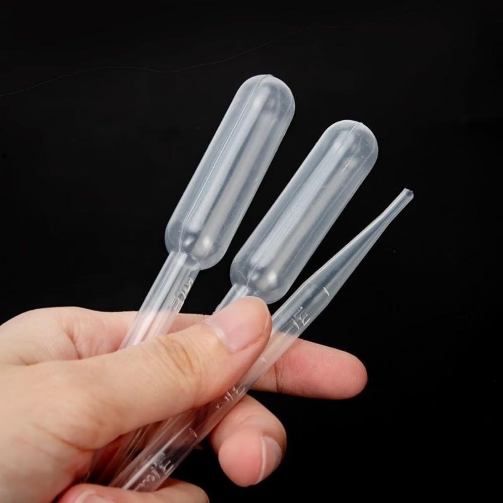 4ML Plastic Dessert Pipette Mini Pipette Cupcake Pipettes 4ml Squeeze Liquid Dropper Injector Transfer Pipette (4ml-40Pcs)