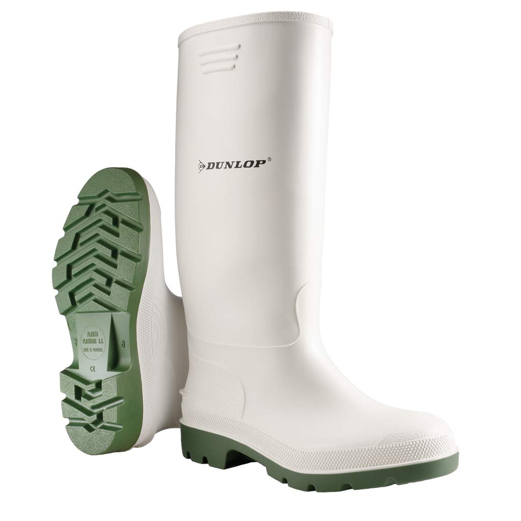 DUNLOP Pricemastor – Classic Waterproof Wellies for Men and Women – Lightweight and CE Certified – Durable PVC Wellies for Work & Leisure – Black – UK Sizes 2.5 to 13