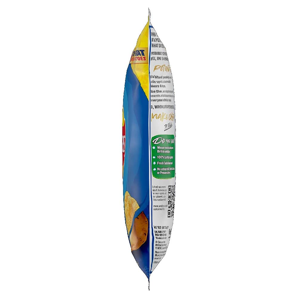 Walkers Baked Snacks Sea Salt 6 x 22g