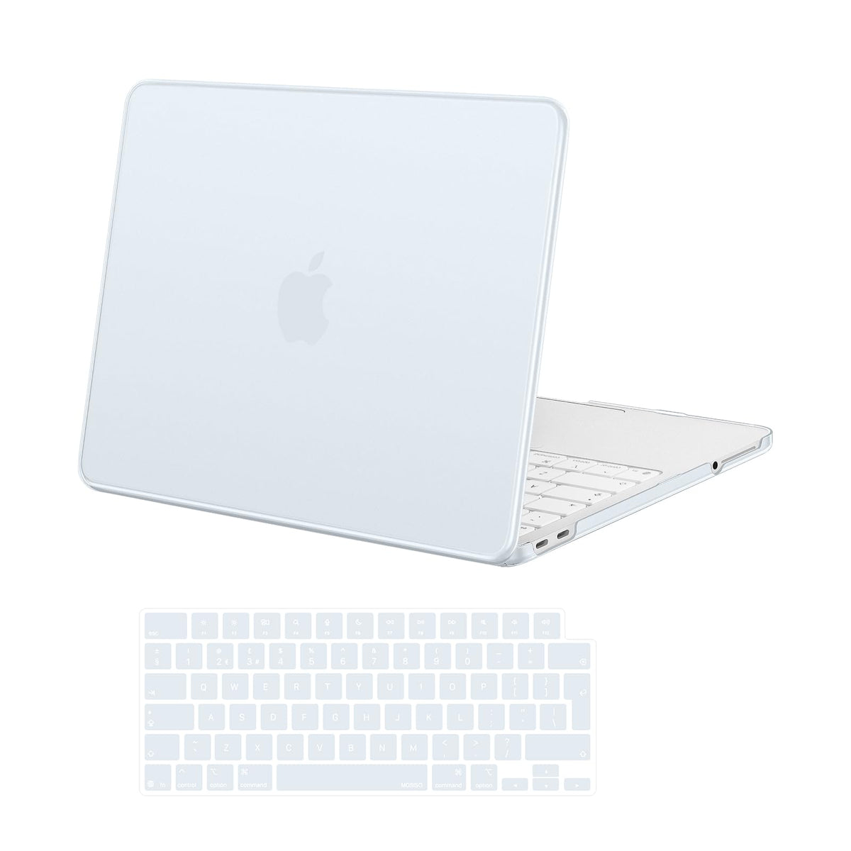 MOSISO Compatible with MacBook Air 13 inch Case M5-M2, Crystal Clear