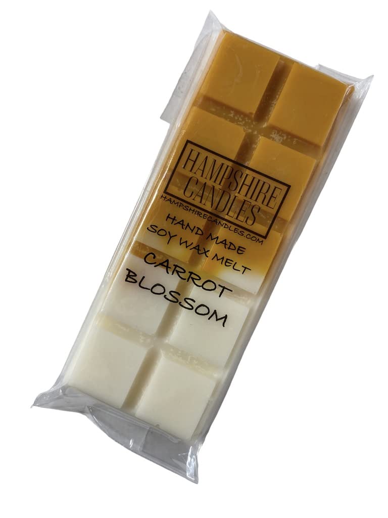 White Patchouli Wax Melts | Highly Scented | Eco Soy Wax, Vegan and Cruelty Free | Handmade Snap Bar