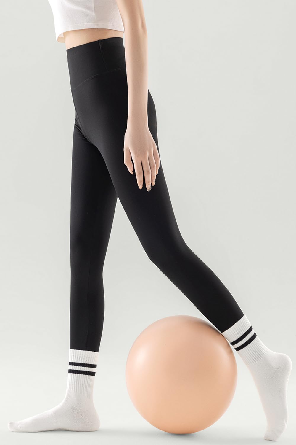 Non Slip Yoga Grip Pilates Socks for Women&Men Anti Slipper Grippy Socks for Ballet, Hospital, Dance, Trampoline, Barre