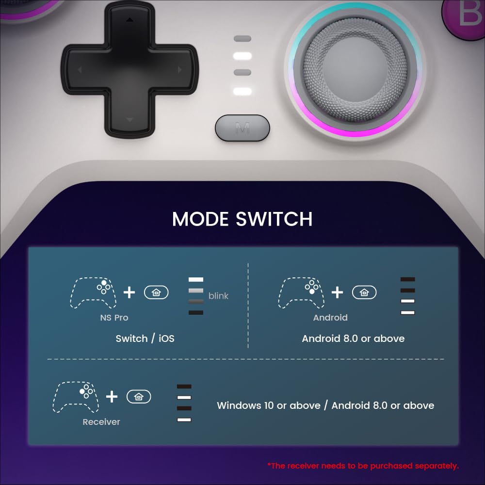 GameSir Nova Lite Wireless Controller for PC, Hall Effect Sticks & Trigger