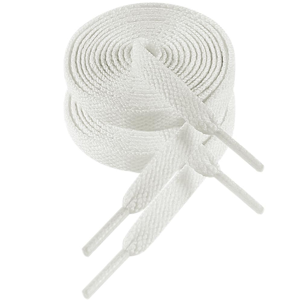 VSUDO 8mm Flat Shoe Laces for Trainers, Trainer Laces, Shoelace for Sneaker