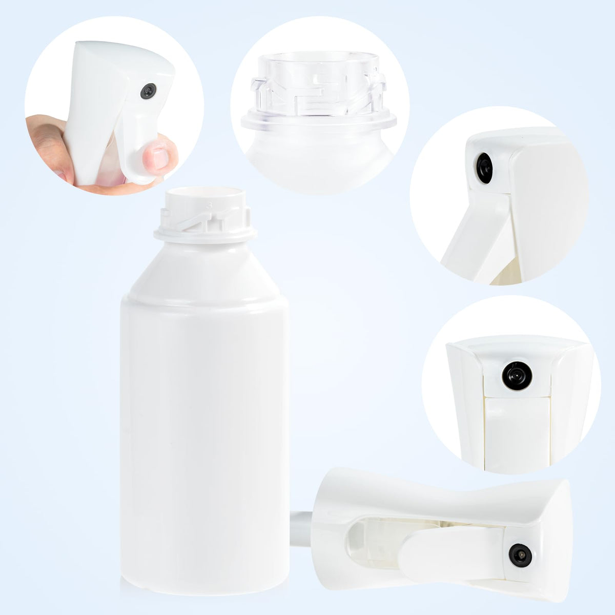 Spray Bottles Continuous Ultra Fine Mist Empty Water Bottles Hairdresser Spray Bottles Salon Hairdresser Hair Tool Water Sprayer (200ML, Mint Green)